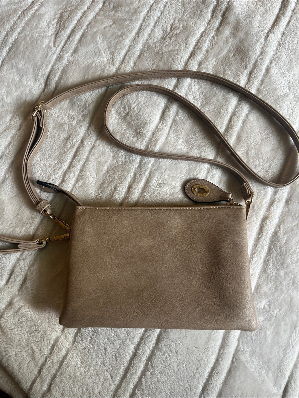 Taupe Crossbody Bag - Sleek Everyday Women’s Bag